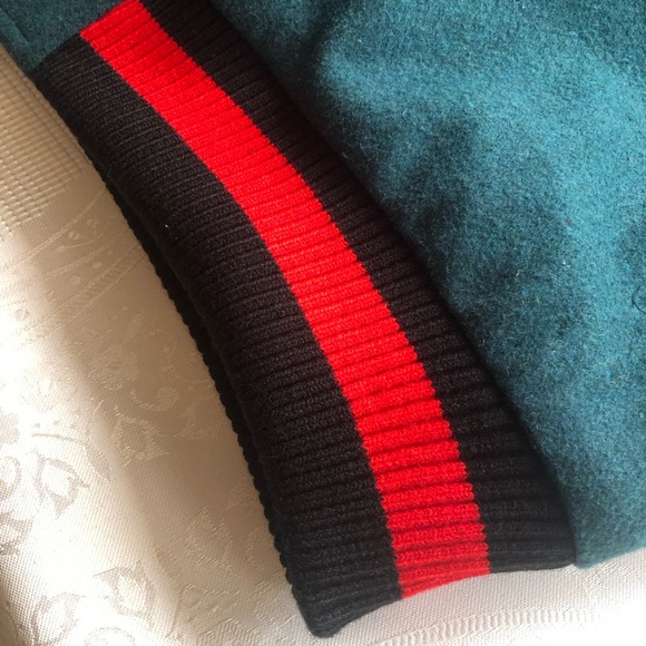 Hudson Outerwear Bomber Jacket Black/Green Winter Coat Men’s Size XL Embroidered - Picture 15 of 16